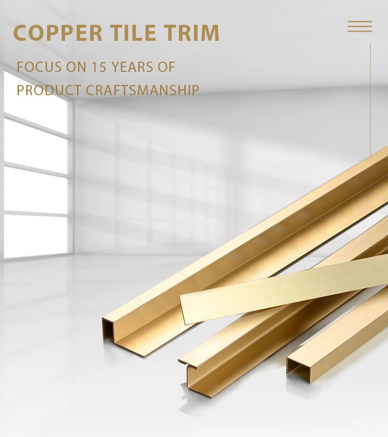 01 decorative brass trim strips