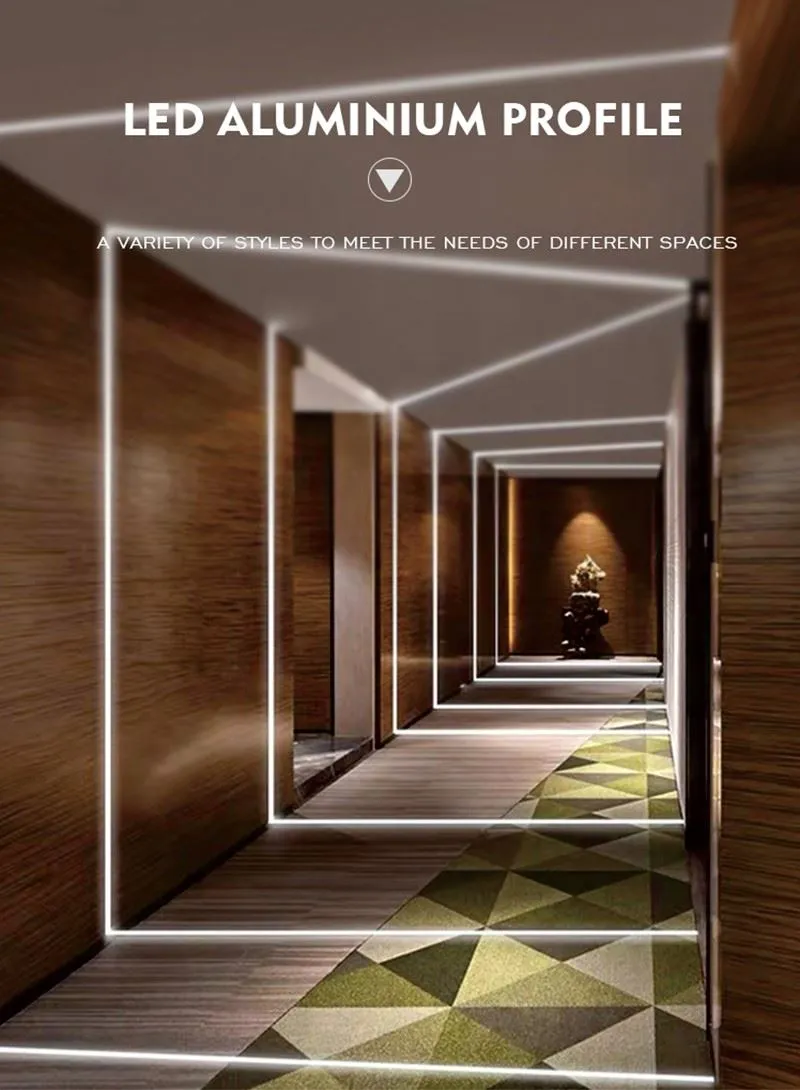 1. led strip light aluminum channel