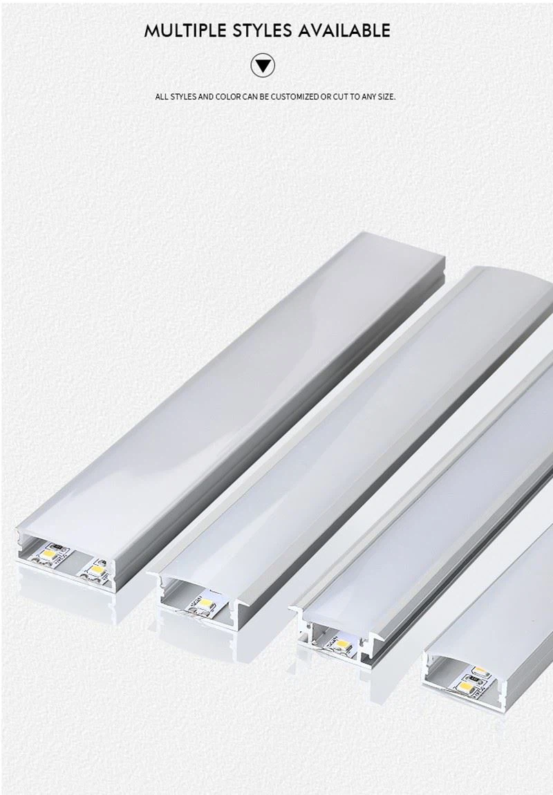 4. recessed aluminium led profile